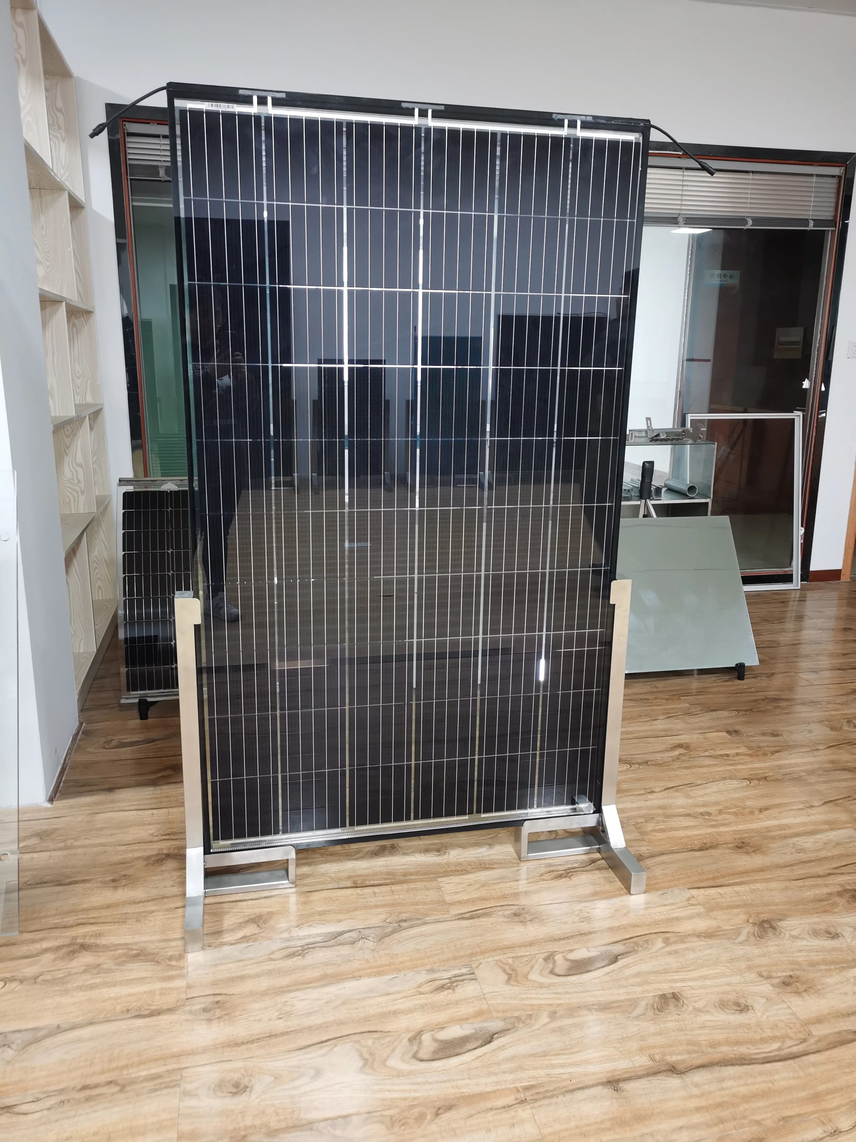 Высококачественная солнечная панель bipv стеклянная фасад для строительства 220 В прозрачная настраиваемая