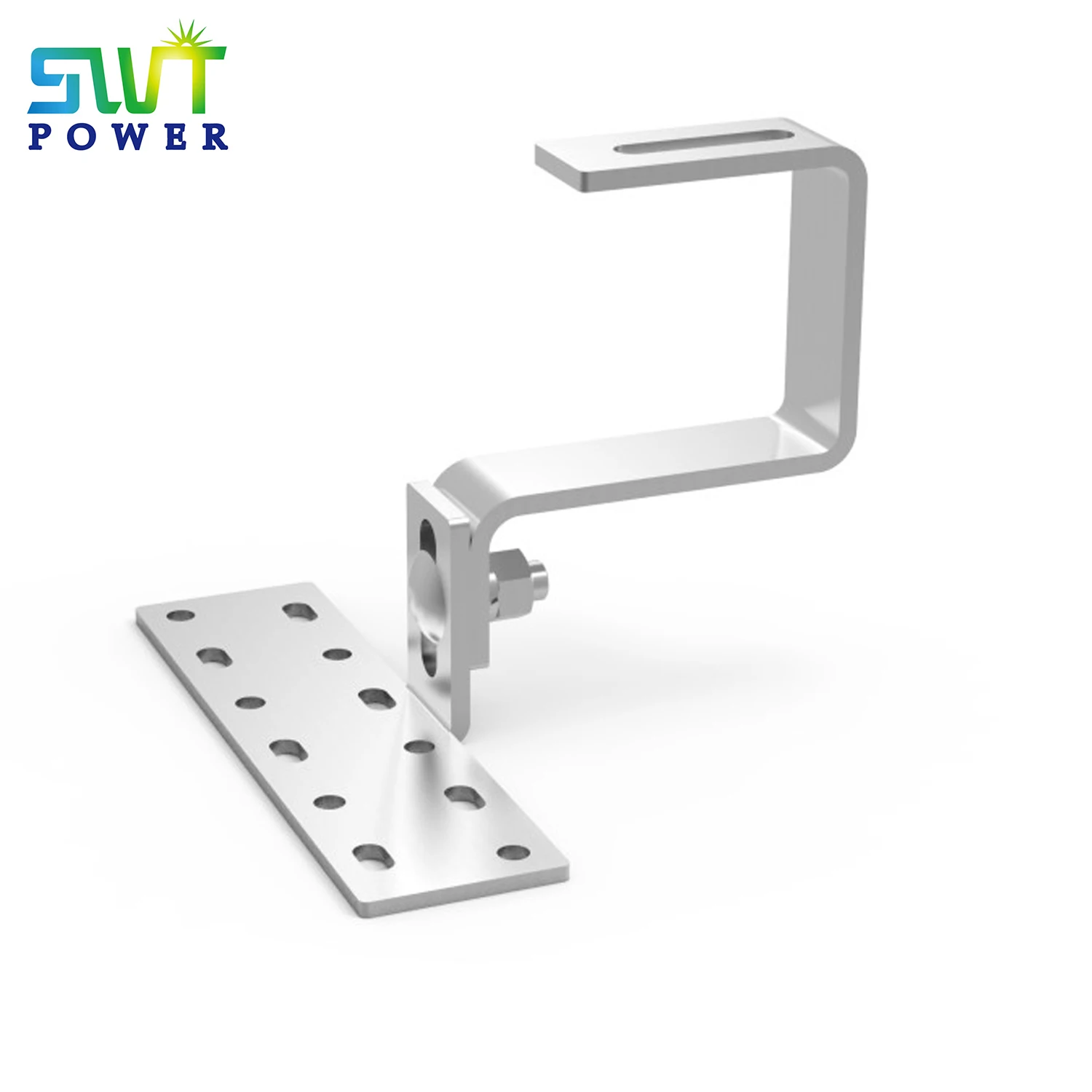 Height Adjustable Tile Hook Solar Roof Hook For Solar Panel System Mounting