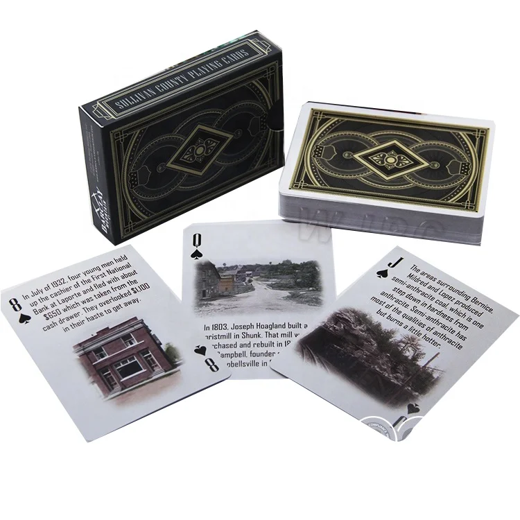 China Playing Card Factory Accept Custom Design Printing Poker Cards