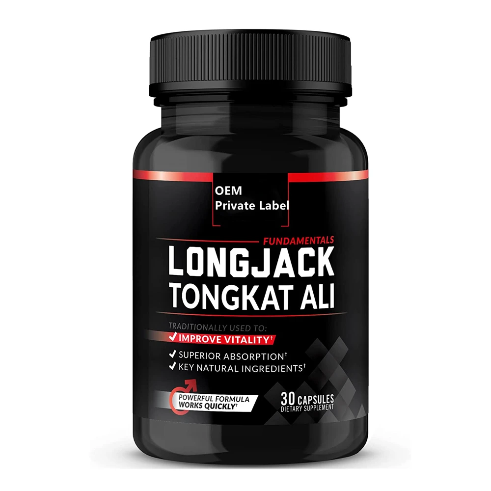 Asia Tongkat Ali Capsules Long Jack Extract Supports Energy, Stamina and Immune System for Men and Women