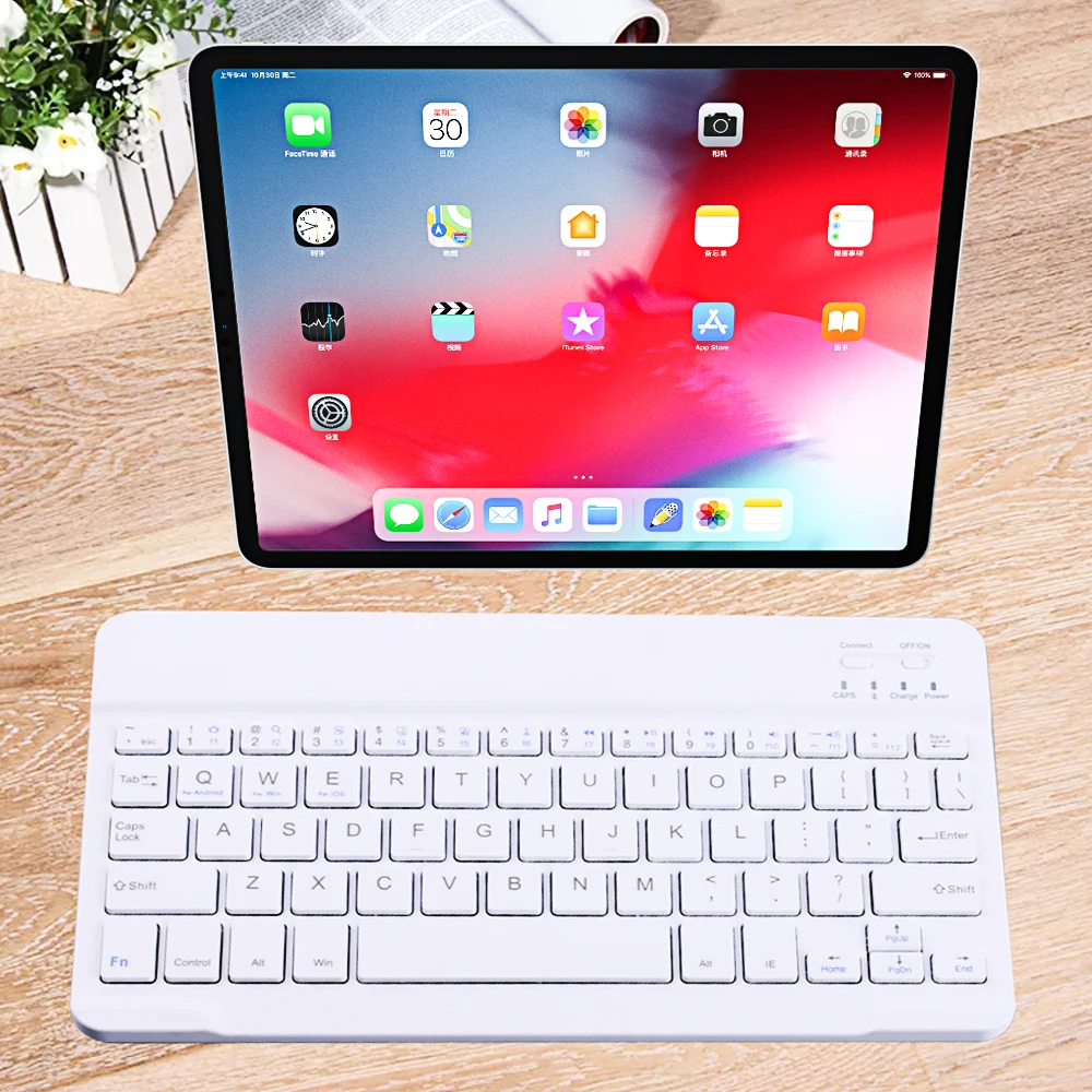 Беспроводные клавиатуры хит продаж клавиатуры для Android/ IOS/ Wins для чехла для машинного письма портативная клавиатура беспроводная