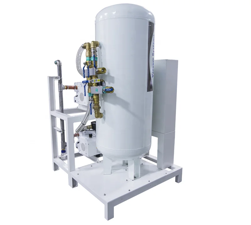 Medical Oilless Rotary Vane Vertical Vacuum Pump System For Hospital Vacuum Pump Plant