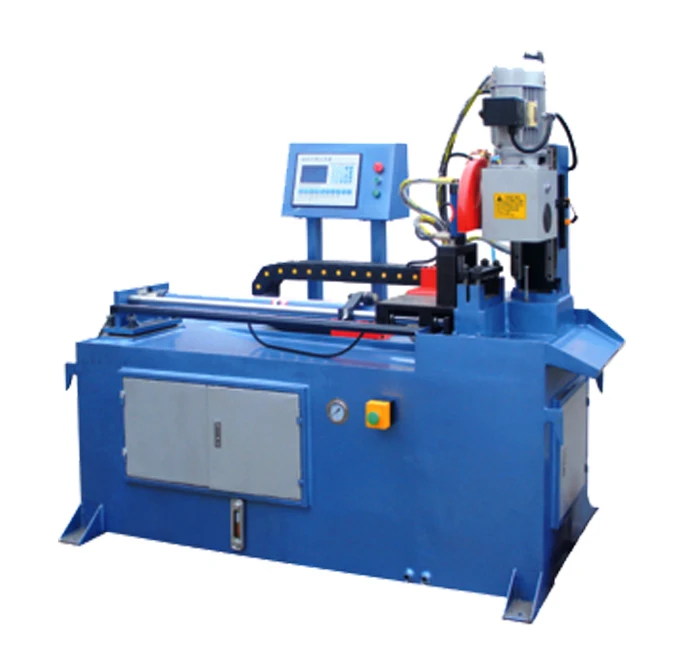 Integrated Air Conditioner  Tube De-coiling Straightening Cutting Drilling Punching Bending and End Forming Spinning Machine