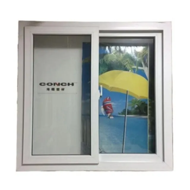 Китайская Заводская Цена UPVC/ПВХ раздвижные окна с двойным дизайном гриля