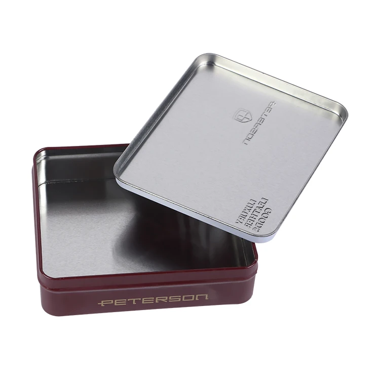 Square Coffee Tea Tin Box Green Tea Container With Tea Cans