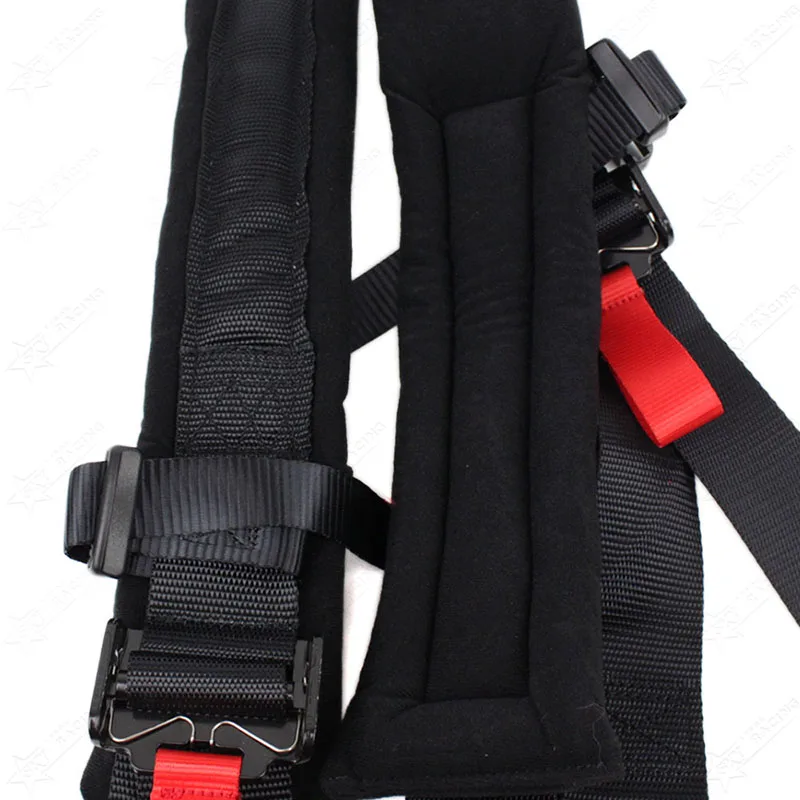 High Quality 2 Inch Black Racing Drift Snap-In Competition Harness Safety Seatbelt 4 Point 2inch Seat Belt with Bolts