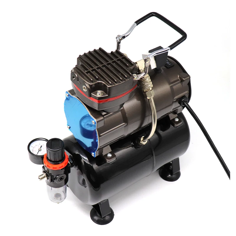 piston type and oil free  portable airbrush compressor TC-88T with tank