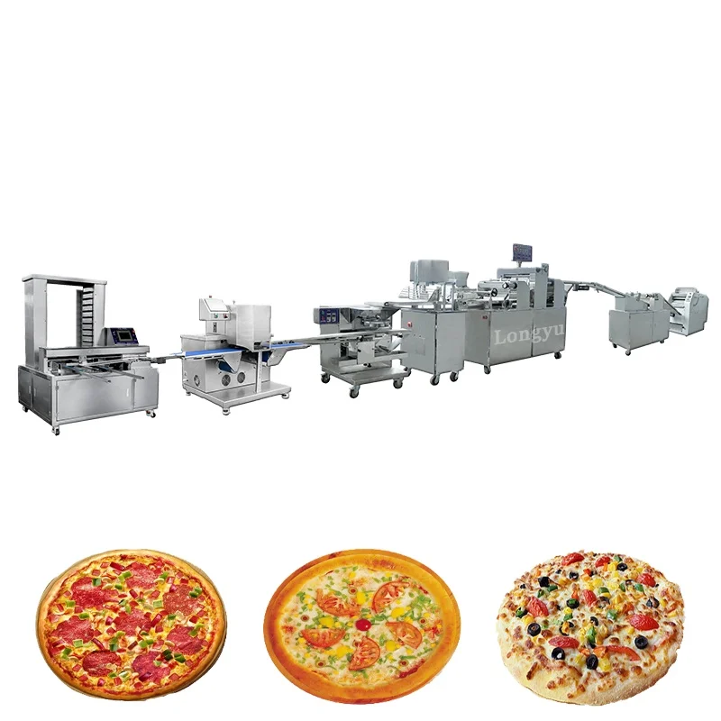 Commercial SV-209 automatic pizza line industrial frozen pizza line production