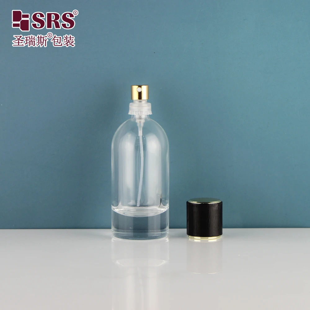 Factory Manufacture Glass Empty Perfume Bottle Cylinder Glass Bottle Perfume