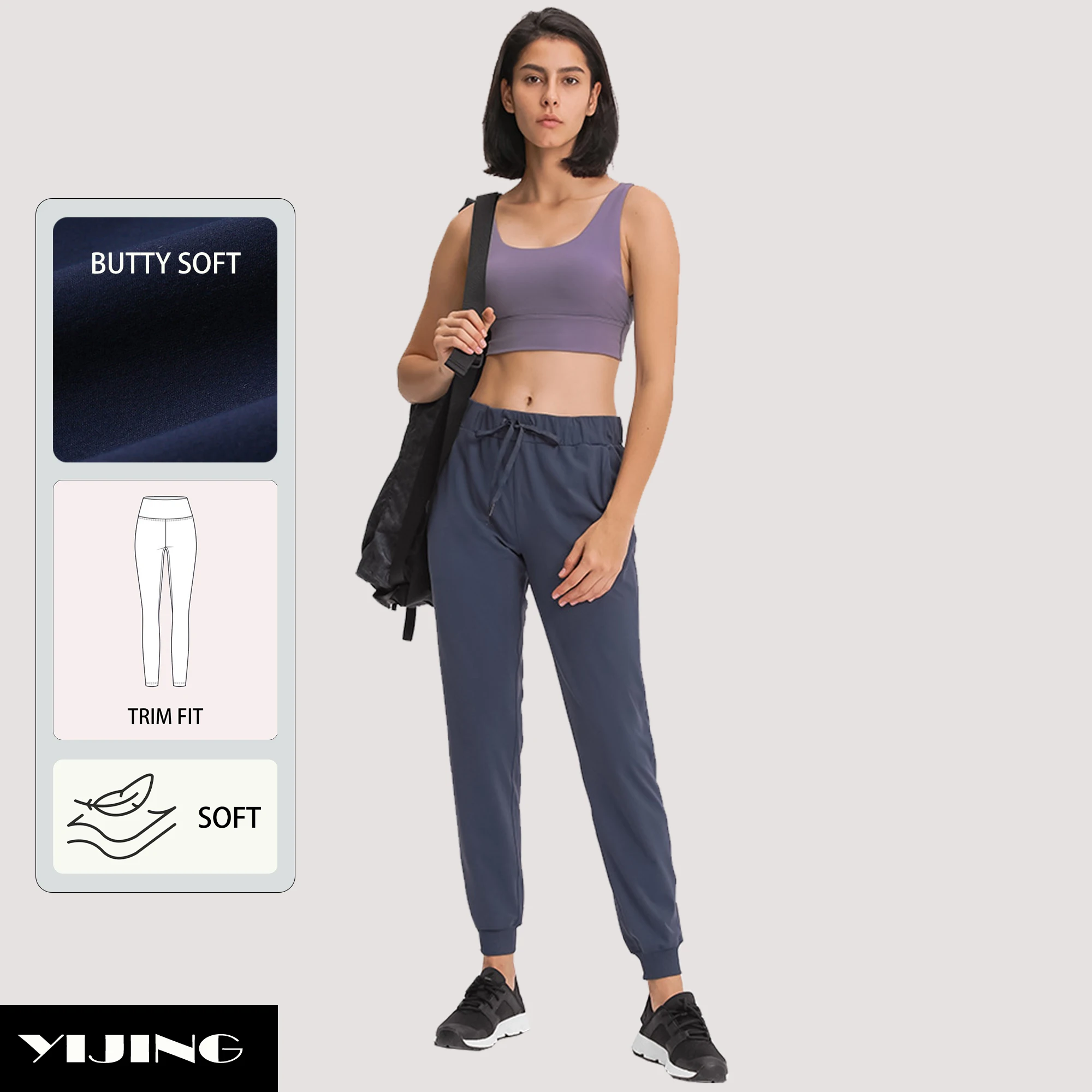 Custom New Fashion Leggings Stretched Drawing Waist Running Sports Pant Camo Yoga Legging With Pockets Gym Joggers