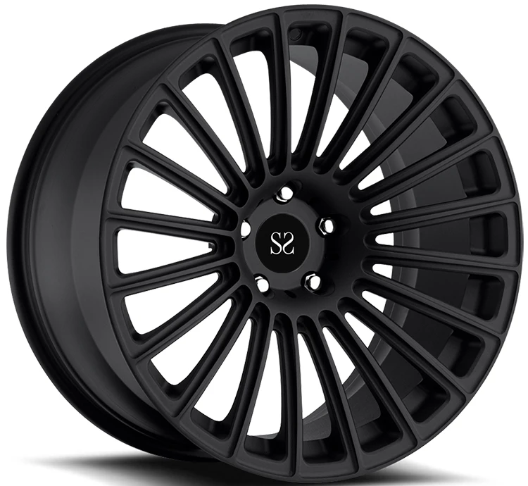 Matt Black Multi Spokes 22x10 Custom Forged 1-PC Aluminum Alloy Rims For MERCEDES-BENZ AMG W463 FACELIFT