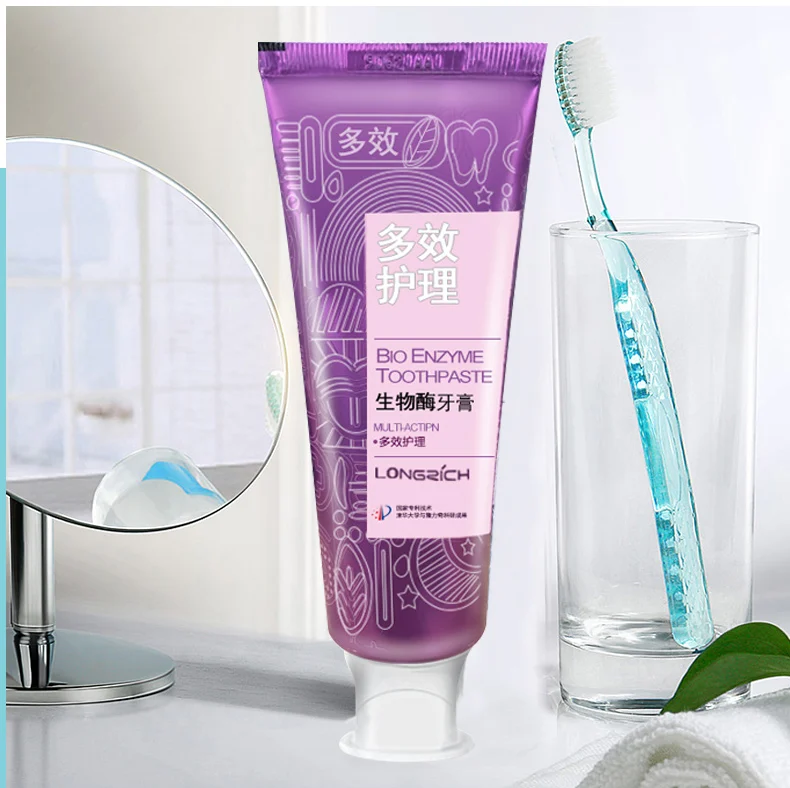 
Biological Enzyme Toothpaste Multi Effect Nursing Stain Removal Whitening Foam China Brand Toothpaste 
