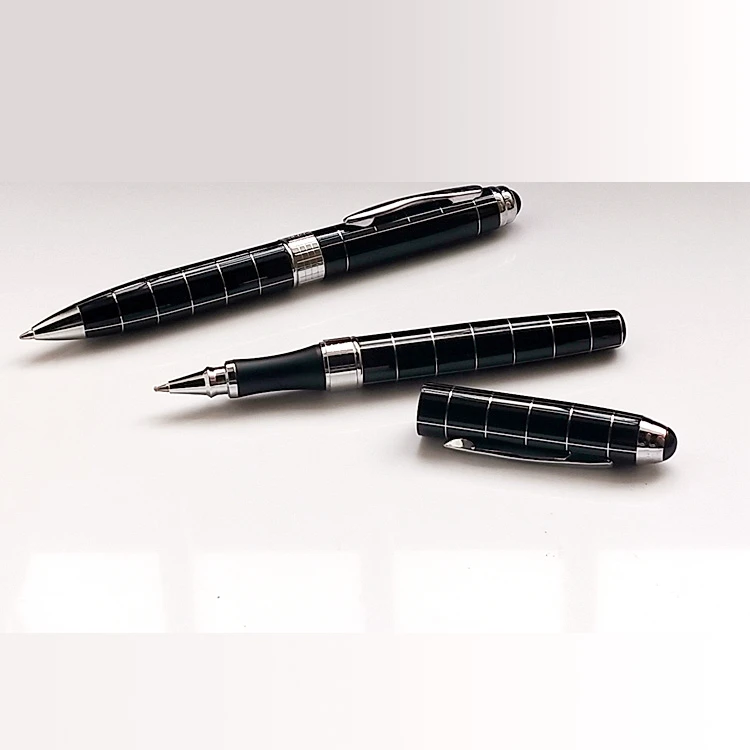 High Quality OEM Designs Gift Metal Ball Pen Luxury Ballpoint Pen promotional stationery roller pen with custom Logo