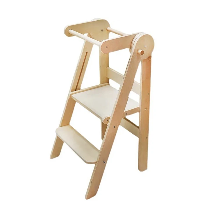 Hot Sale Learning Tower Kitchen Helper Step Stool Kids Educational Furniture Toys Adjustable Learning Tower For Baby Toys Kids