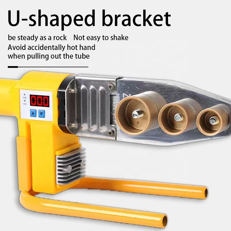 Power Hot Melt Tools PPR Hot Melt Machine Plastic Pipe Butt Joint Polyethylene Pipe Hot Vessel Die Welding