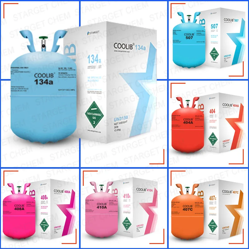 
Coolib green econamic 99.9% purity high quality gas refrigerant r134a 