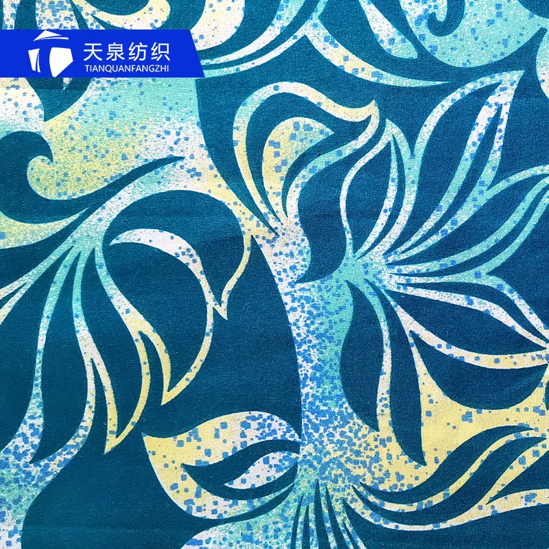
100% polyester fabric pigment Printing bedsheet microfiber woven fabric for home textile microfiber bedding set 