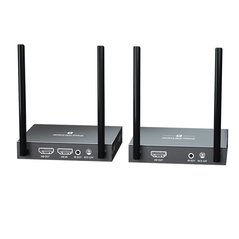 200M HDMI extender updated HD Ip Usb Kvm wireless transmitter receiver Hdmi Wifi Ethernet extender Wireless HDMI dougle