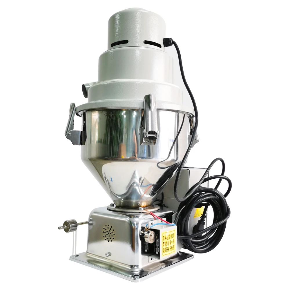 300G 1.5HP/1.1KW Self-Contained Hopper Loaders Green Coffee Vacuum Hopper Loader