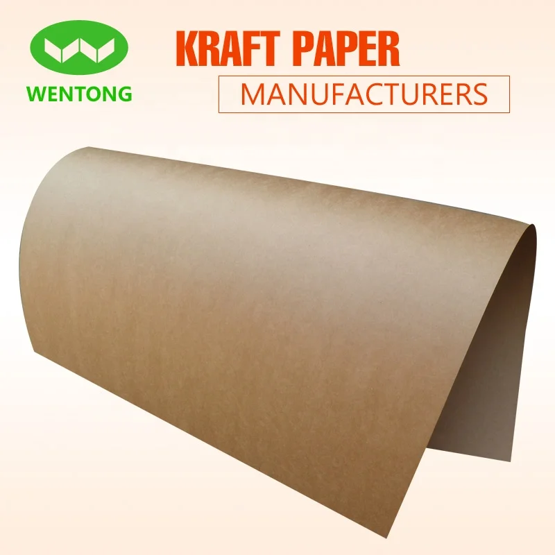 
250gsm recycled brown high quality test liner paper for making carton box 