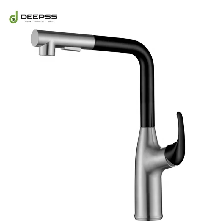 Deepss New Single Handle Above Counter 304 Stainless Steel Brush Nickle Kitchen Tap