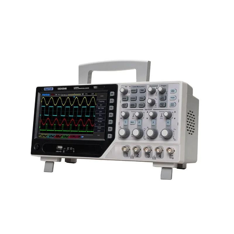 Hantek Dso4254b Digital Desk 250mhz 4 Channels 7 Inch Lcd Display Usb Ac110-220v 1gs/s Sample Rate Digital Storage Oscilloscope