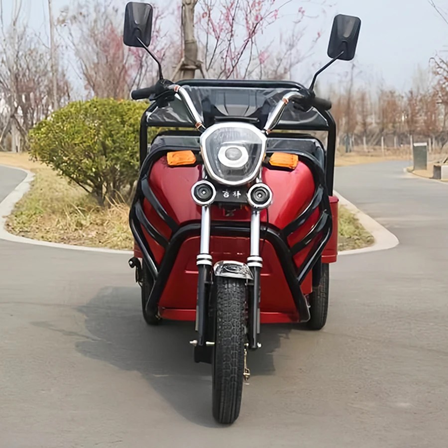 Max Loading Capacity 2000kg Heavy Duty Electric Motorcycle Truck 3-Wheel Tricycle