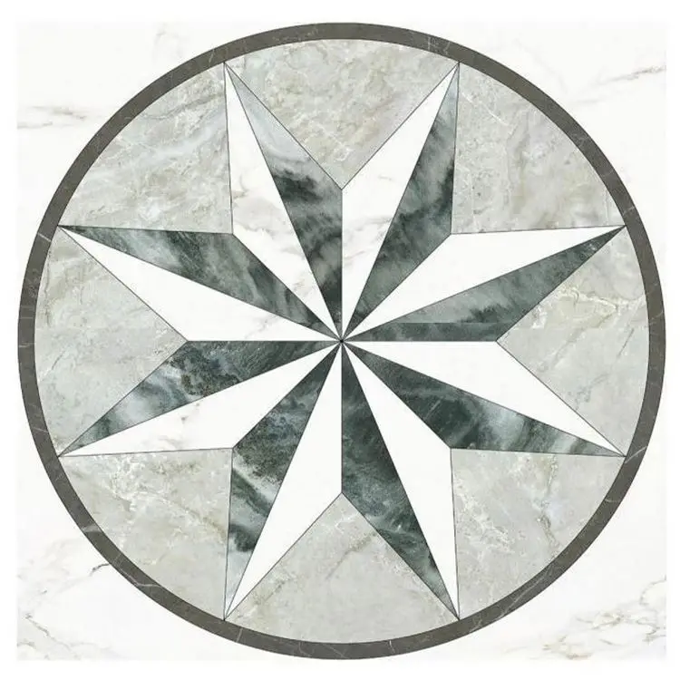 Professional Manufacturer Supply Waterjet Designer Marble Flooring