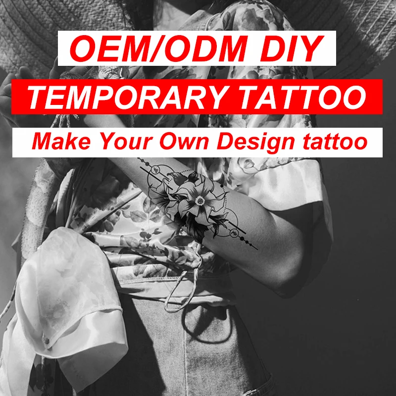 Custom Halloween temporary Tattoo Sticker fear party pumpkin kid Realistic Tattoo  Blood Wounds  For holiday party Decoration