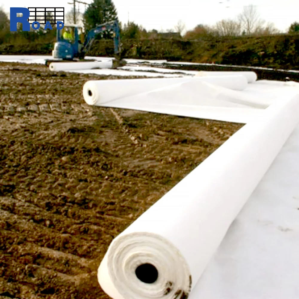 Nonwoven Geotextile Needle Punched Type Filament Geotextile Polyester Polypropylene Short or Long Fiber