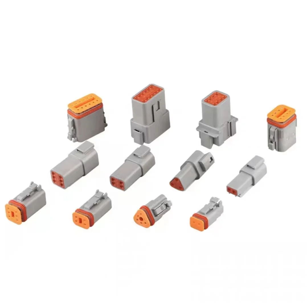 Deutsch DT Waterproof Electrical Wire Connector DT06-2S 3S 4S 6S 8S 12S DT04- 2P 3P 4P 6P 8P 12P