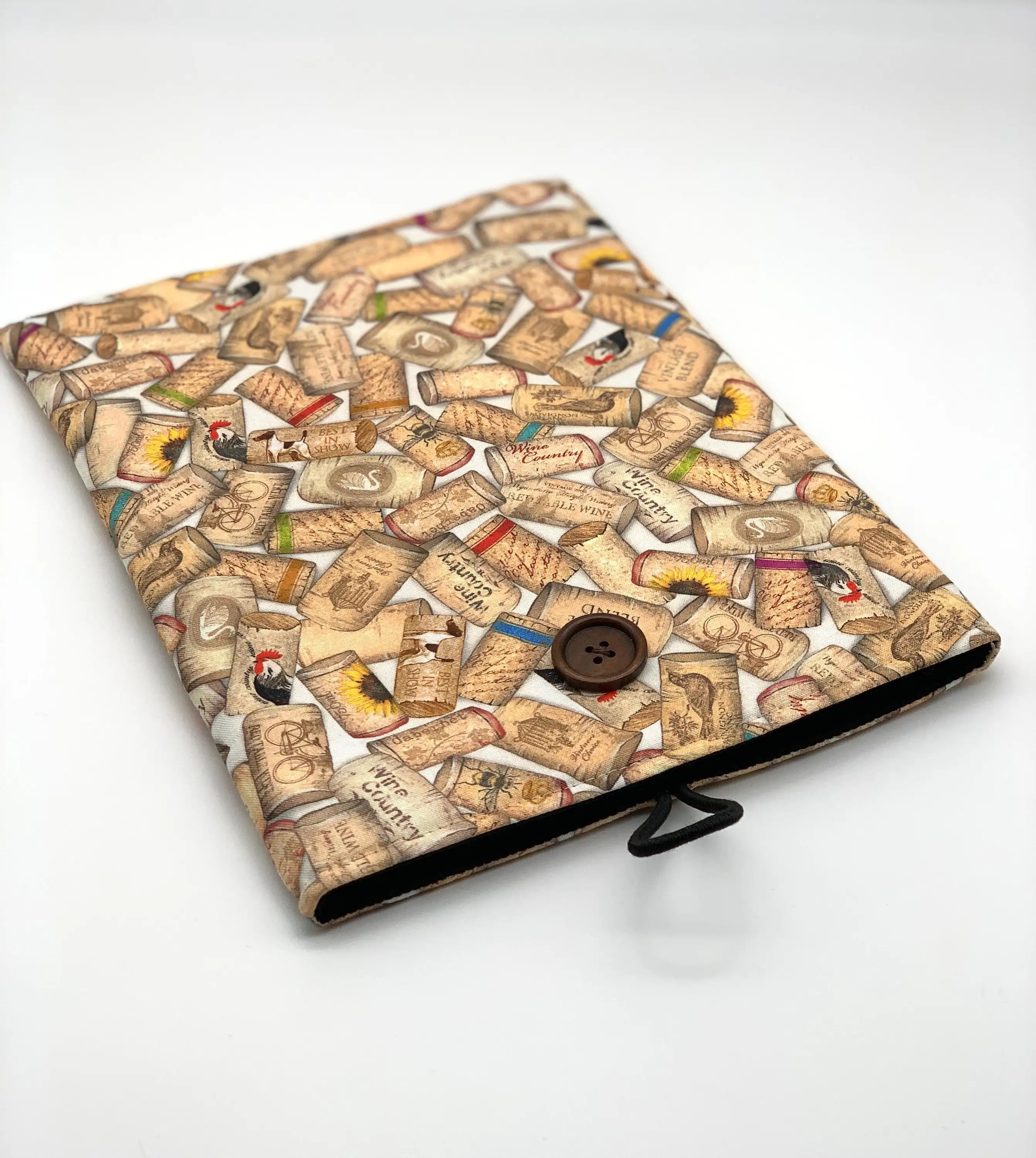 latest design custom book pocket button book cover exquisite print paperback book sleeve