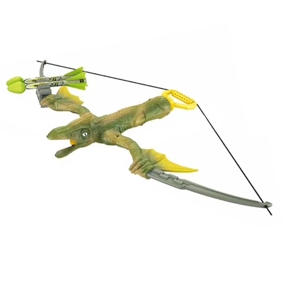 Pterosaur design plastic bow and arrow archery outdoor sports toys for kids