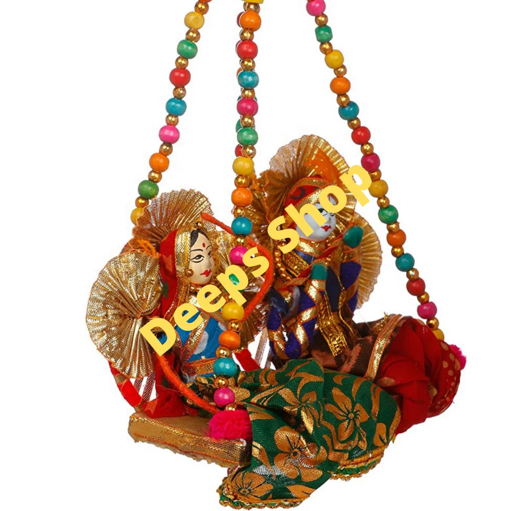 Настенный декор качели radha krishna Idol использовать лучше для наружного декора лорд Krishna статуя Radha Rani статуи