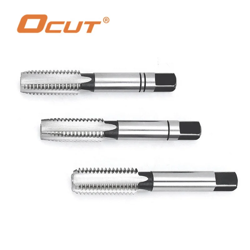 M3-M20 3pcs DIN352 Precision Taps HSS Straight Fluted Screw Hand Tap Tools/Set Hand Tap