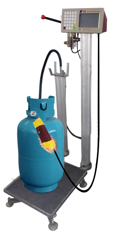 ATEX certificate S-TCS-YG-120 digital electronic LPG double nozzles filling machine