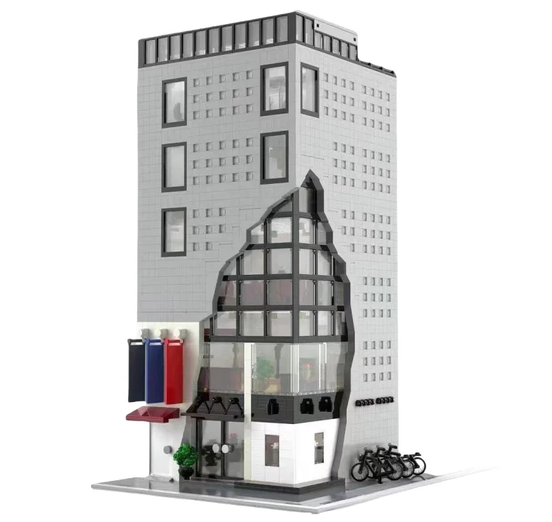 Moc Building Block Sets Miniature Building Model Custom Brick Figures customized gift ideas Office Decor