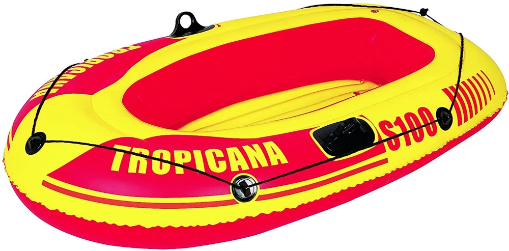 Дешевая цена Tropicana 100 Тяжелая надувная лодка из ПВХ для 3 1erson