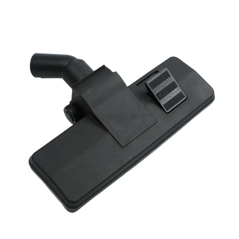 Vacuum cleaner floor brush with metal bottom for high efficiency vacuum cleaner floor nozzle