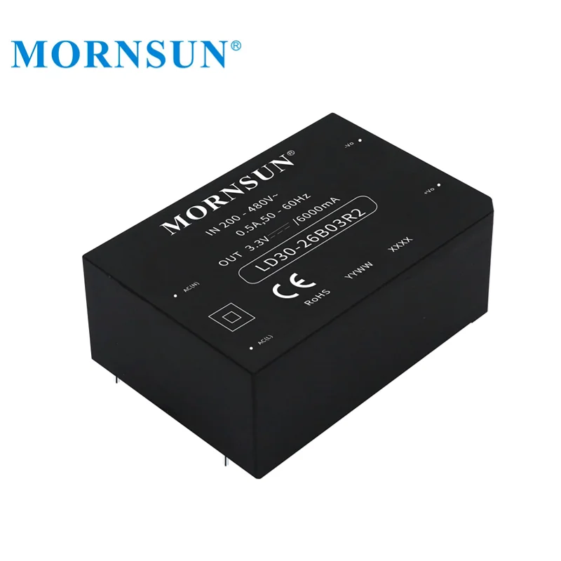 Mornsun LD30-26B05R2 Hot AC-DC Converter 110V 220V To 5V 30W Buck Voltage Regulator Low Ripple Switching Power Supply Module