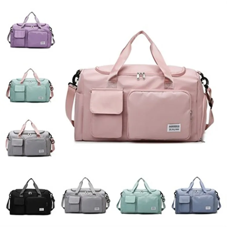 Gym Bag Women Custom Logo With Shoe Compartment Travel Bag Sport Shoulder Bag