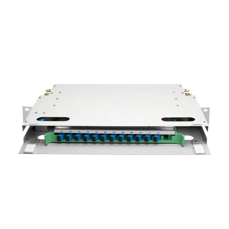 12 Core ODF Single-Mode Optical Fiber Distribution Box Frame Fully Equipped With Unit Box