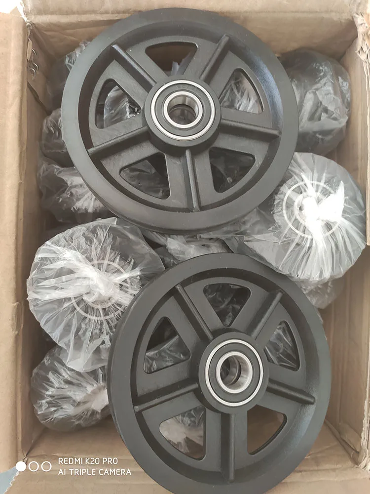 Non standard custom size American barn door pulley hardware 21x120x15mm barn door rail pulley