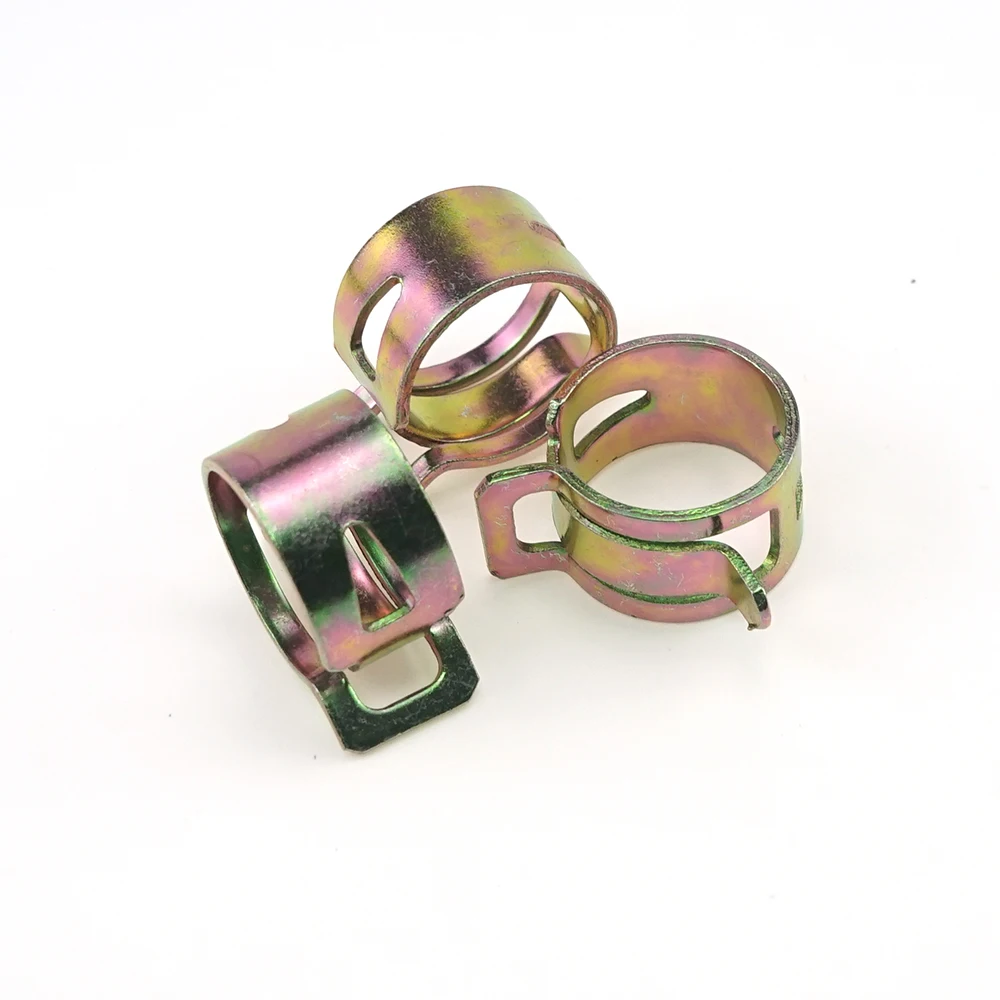 Whole Sale Spring Band Hose Clamps Color Zinc  Silicone Vacuum Hose Action Pipe Clamp