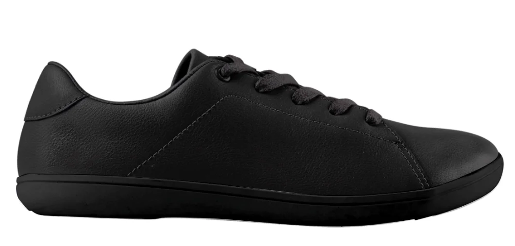 Keytop outdoor water shoes customize wide toe box men leather barefoot shoes for casual