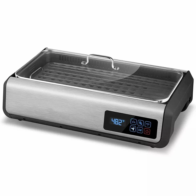 Factory Direct Sale Non Stick Multifunction Electric Electric Grill Hotpot Barbecue