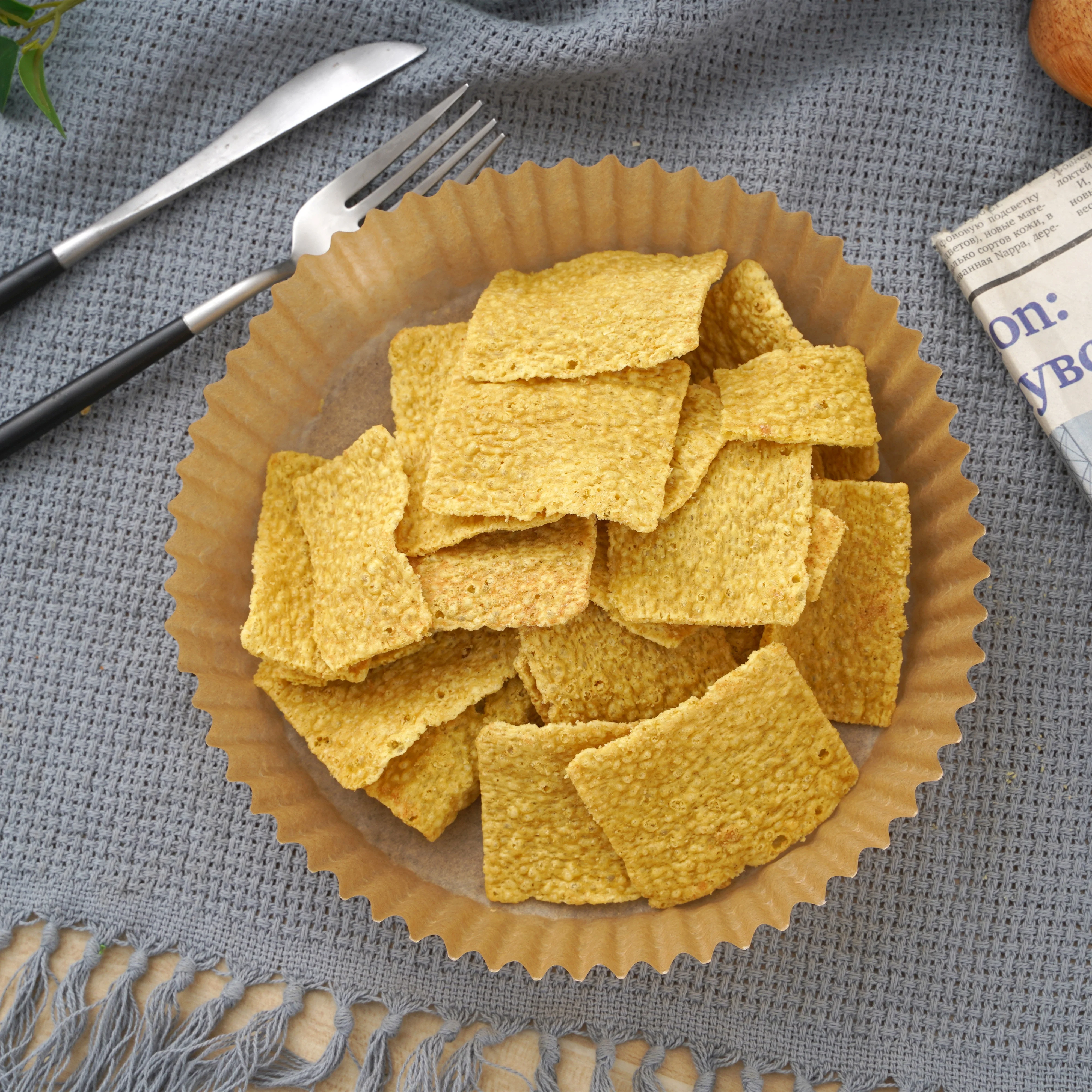 Hot Sale air fryer disposable parchment paper liner airfryer baking paper 100pcs 50pcs