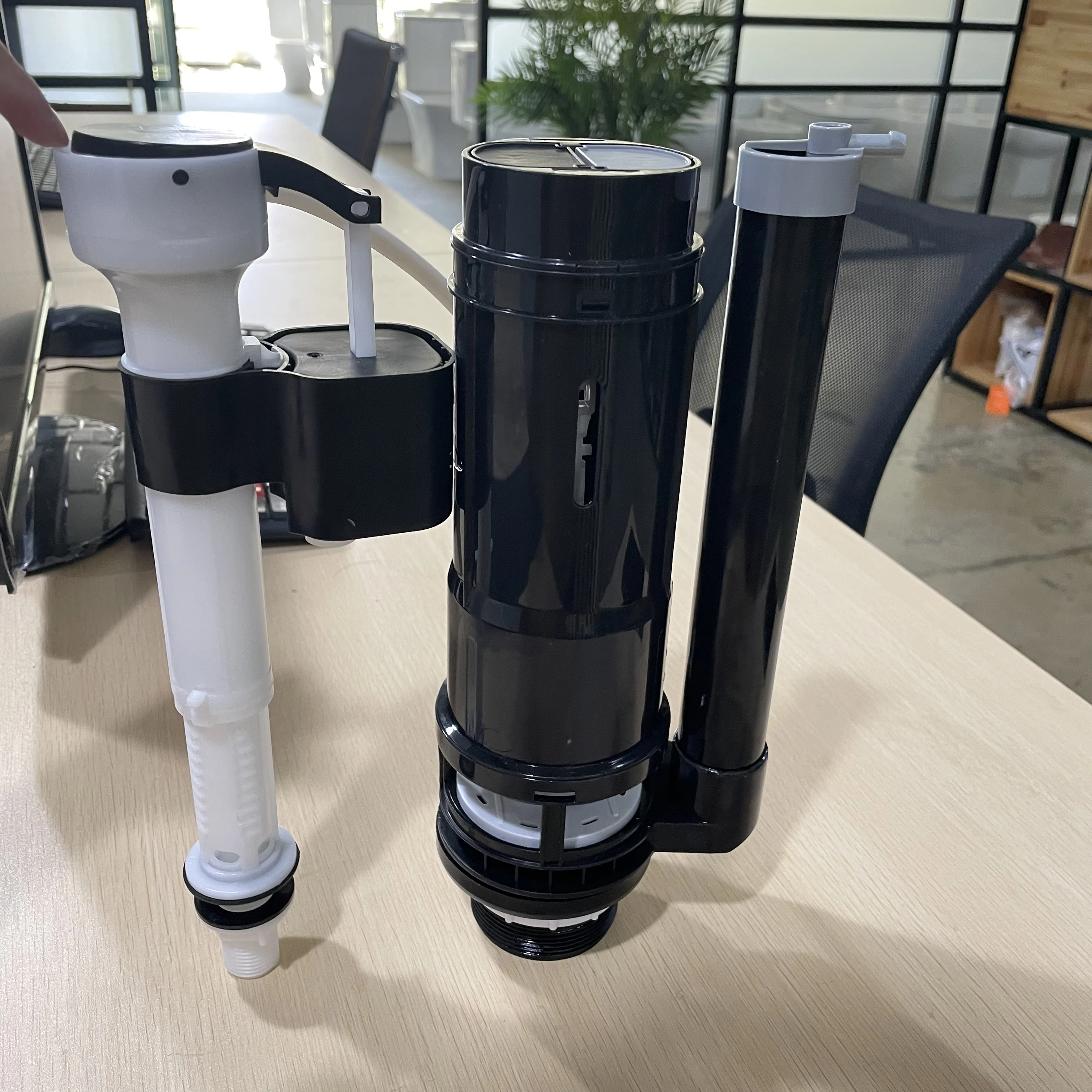 bathroom PP  Toilet Fittings Water-saving Dual Flush Valve WC Toilet