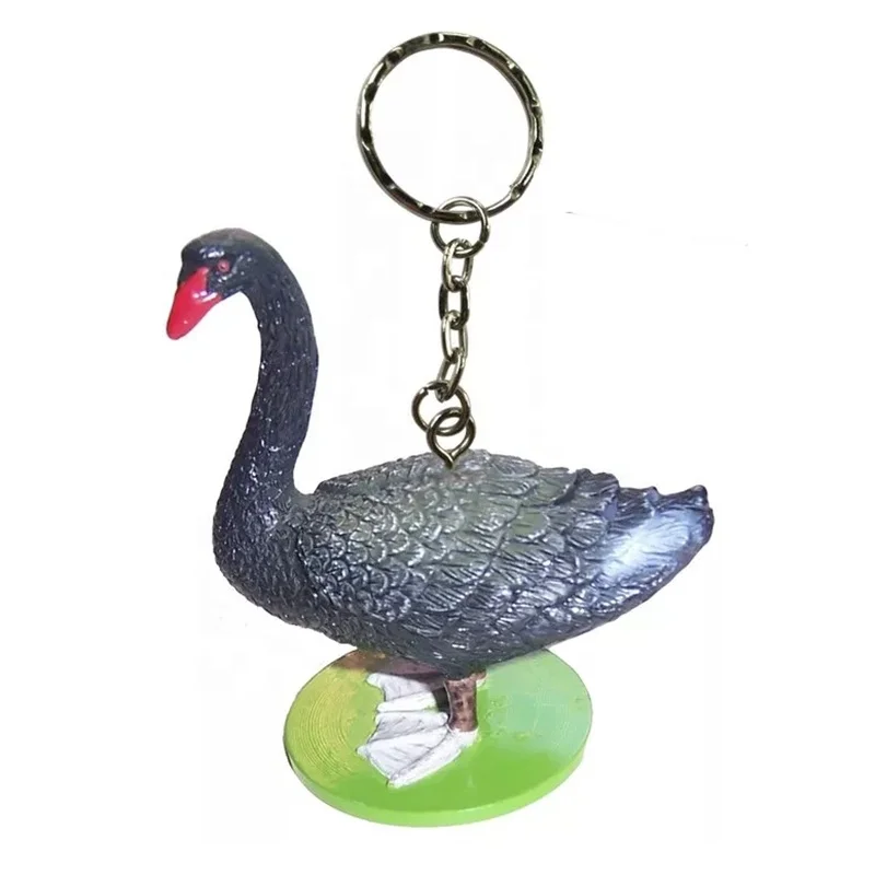 Cygnet Goose Key Ring Wholesale Colorful Pendant Gift Swan Keychain Bag Pendant Keychain For Promotional Gift