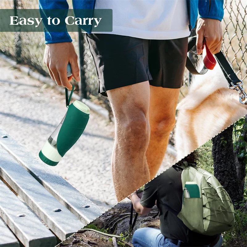 Leak Proof Portable Pet Travel Drinking Bottle Container Puppy Pet Cat Water Dispenser Outdoor Hiking Dog Water Bottle